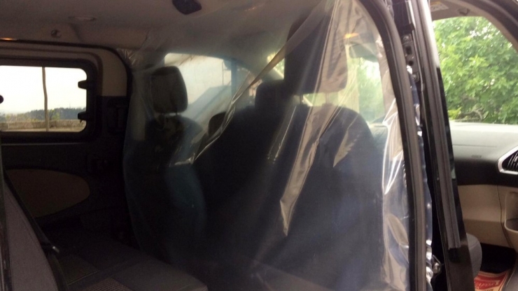 Korona’ya Karşı Otomobilde Naylon Kaplamalı Önlem