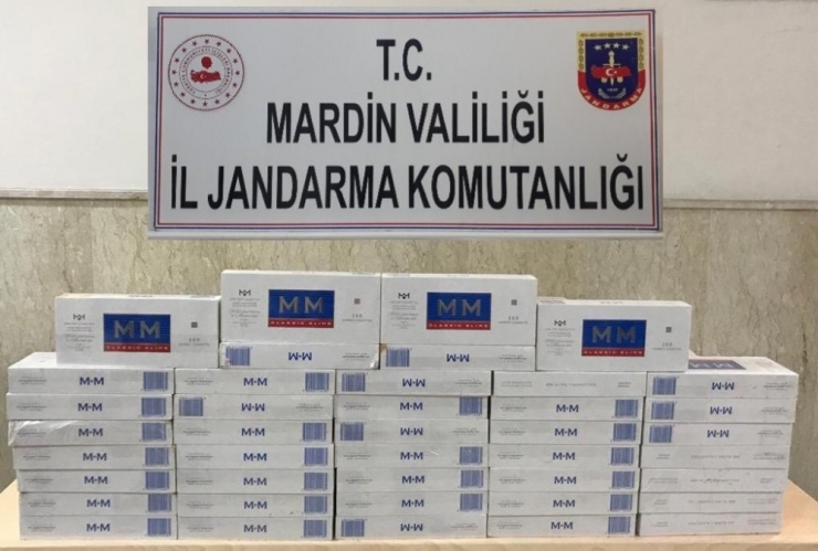 Mardin’de 2 Bin 440 Paket Kaçak Sigara Ele Geçirildi