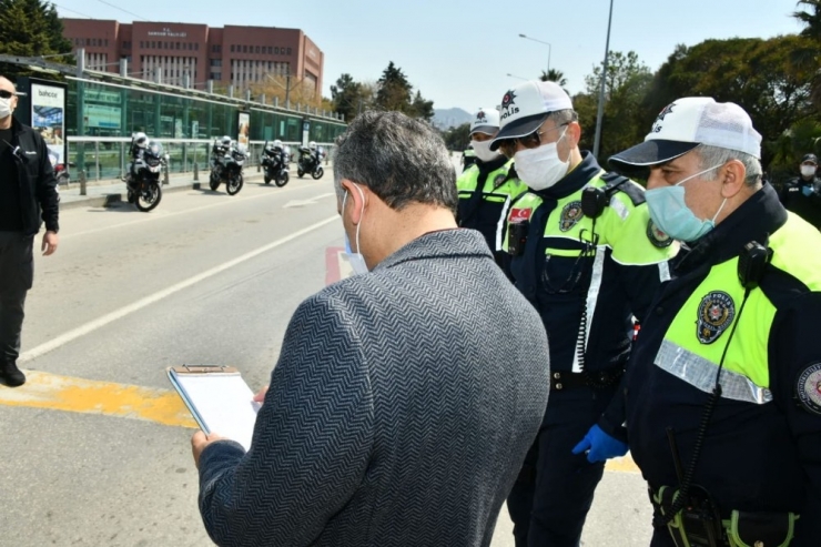 Vali Kaymak’tan Yasağın İlk Günü Denetimde