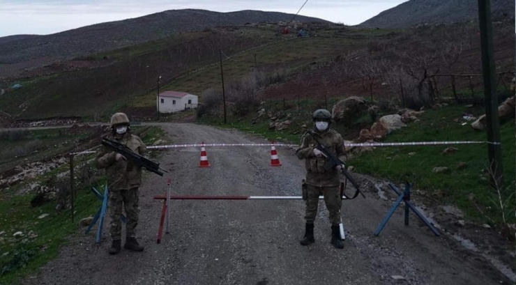 Siirt’te 9 Noktada Korona Virüs Nedeniyle Karantina Uygulaması Sürüyor