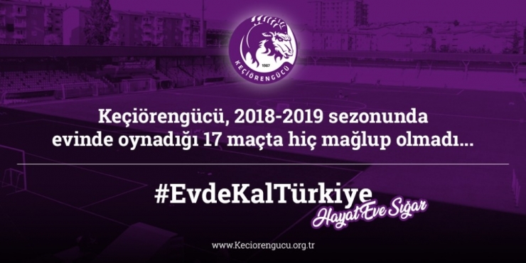 Keçiörengücü’nden 17 Maçlık Yenilmezlik Serisi İle “Evde Kal” Mesajı