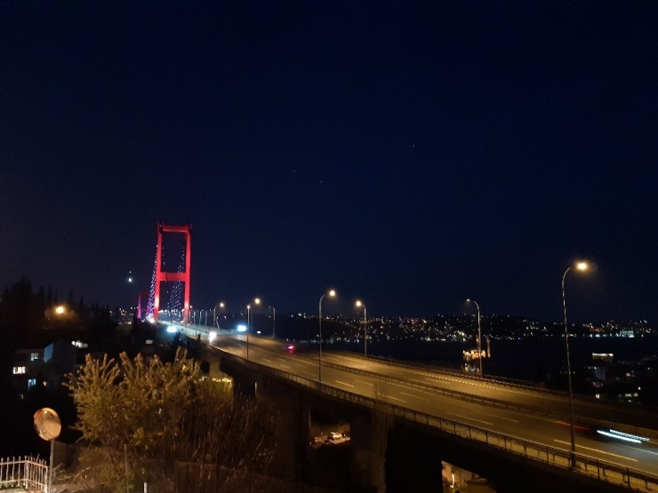 Boş Kalan 15 Temmuz Şehitler Köprüsü Havadan Görüntülendi