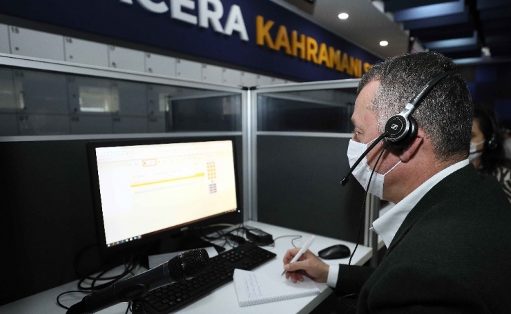 Başkan Büyükakın, Alo 153’e Gelen Çağrıları Cevapladı