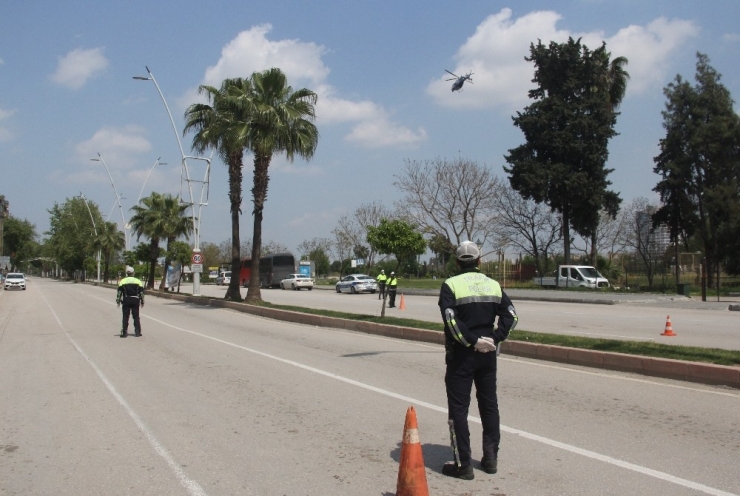 Helikopterli, Droneli Sokağa Çıkma Yasağı Denetimi