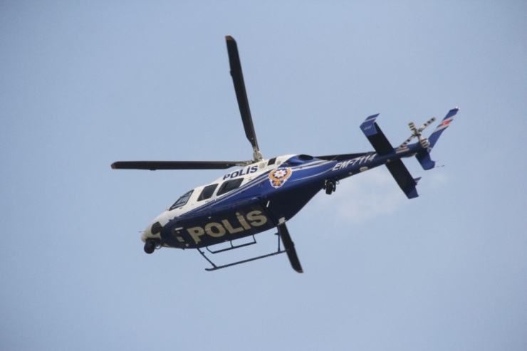 Helikopterli, Droneli Sokağa Çıkma Yasağı Denetimi