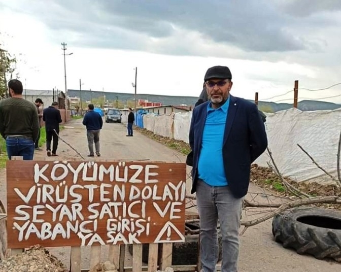 Batman’da Muhtar Köyünü Karantinaya Aldı