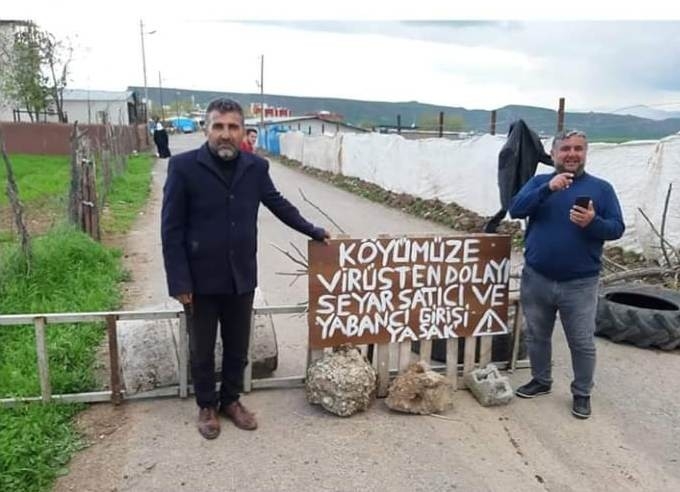 Batman’da Muhtar Köyünü Karantinaya Aldı