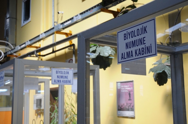 Korona Virüse Karşı Biyolojik Numune Kabini Yapıldı