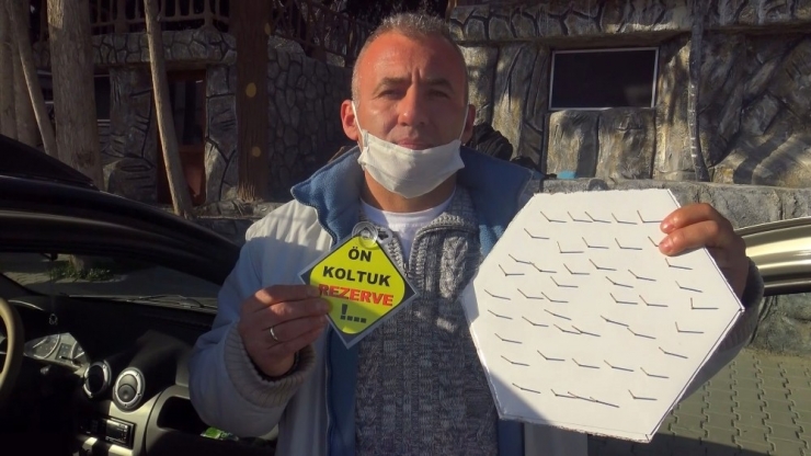Ön Koltuğa Oturmasınlar Diye Çivilerle ’Korona Savar’ Yaptı