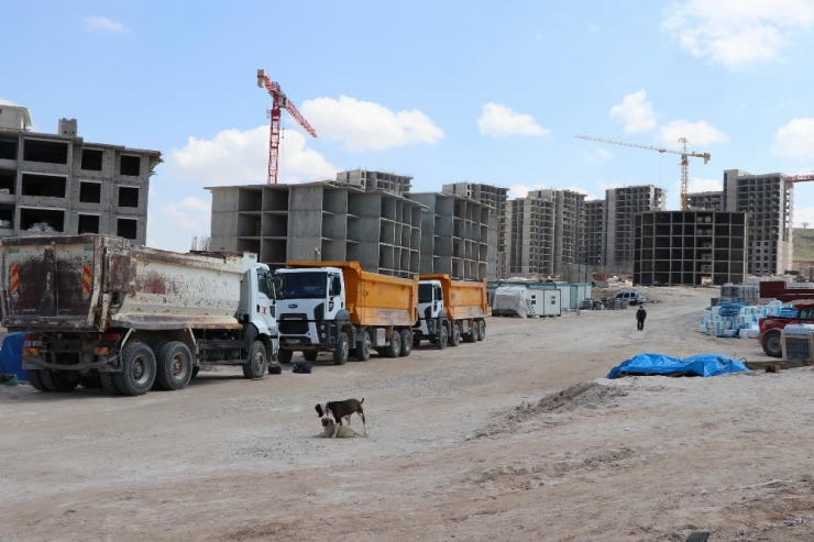 Nevşehir’de Toki İnşaat Alanı Karantinaya Alındı
