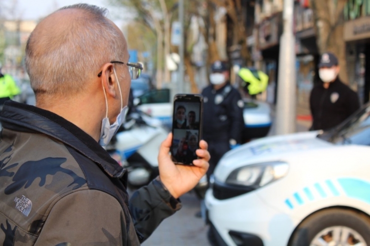 Emniyet Müdürü Kaya, Korona Virüs Testi Pozitif Çıkan Polislerle Görüştü