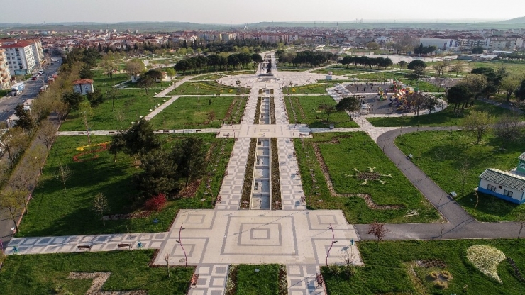 Sokağa Çıkma Yasağı Uygulanan Çorlu Havadan Görüntülendi