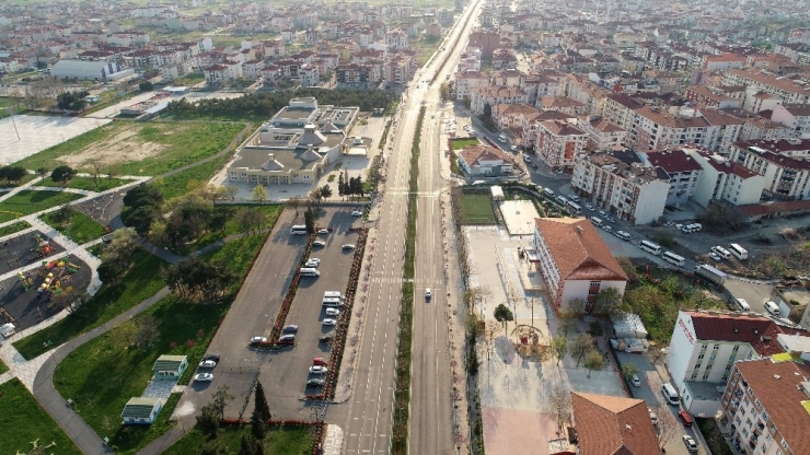 Sokağa Çıkma Yasağı Uygulanan Çorlu Havadan Görüntülendi