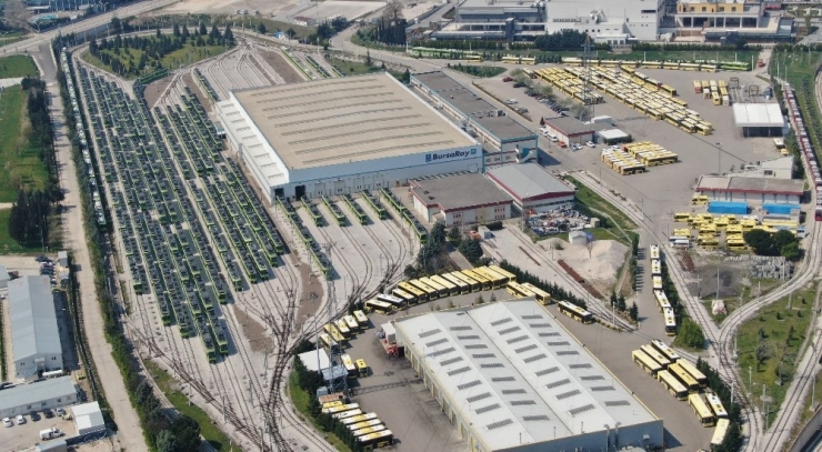 Park Halindeki Binlerce Otobüs Ve Metro Vagonu Havadan Böyle Görüntülendi