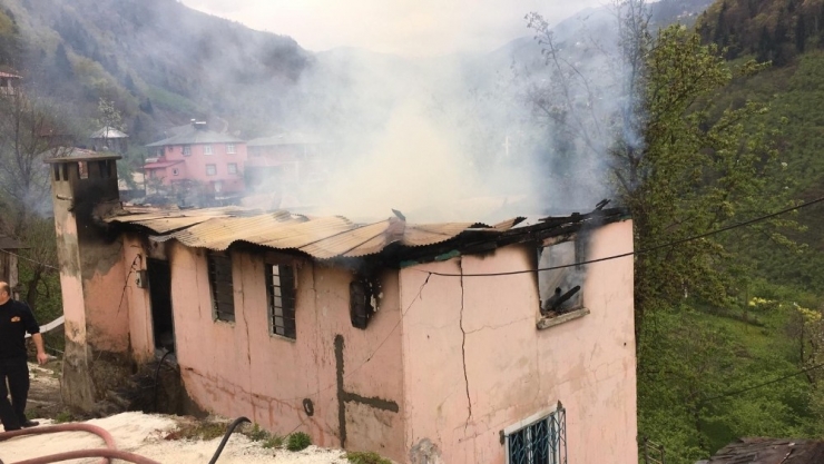 80 Yaşındaki Kadın Çıkan Yangında Hayatını Kaybetti