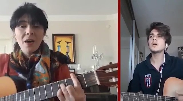 Bigalı Öğrencilerden Şarkılı ‘Evde Kal’ Mesajı