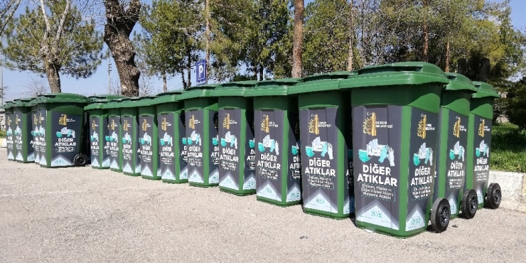 Çorum’da Tek Kullanımlık Maske Ve Eldivenler Ayrı Toplanmaya Başlandı