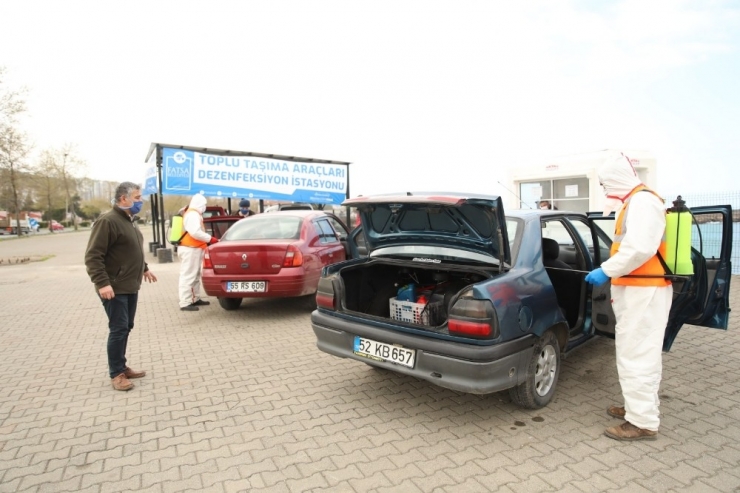 Dezenfeksiyon İstasyonu Virüse Karşı Kalkan Oldu
