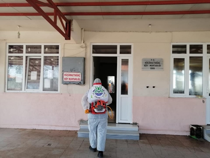 Meriç İlçesinde De Dezenfekte Çalışmaları Aralıksız Sürüyor