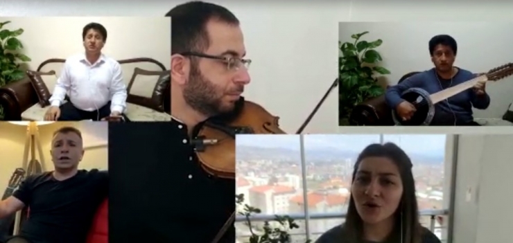 Elazığ’da Öğretmen Ve Öğrencilerden "Evde Kal" Klibi