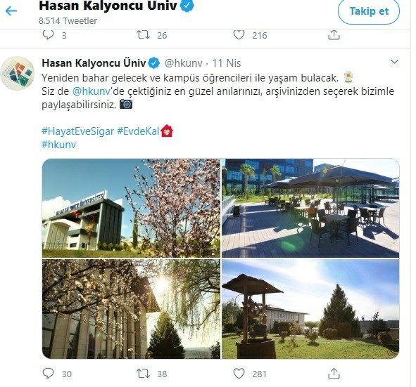 Öğrencilerin "Bahar Gelecek" Paylaşımına Ünlülerden Destek
