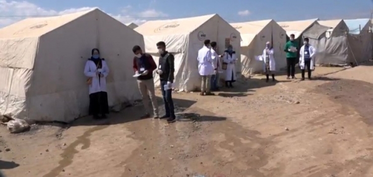 Suriyeli Sağlık Bilimleri Öğrencilerinden Korona Virüsle Mücadele Kampanyası