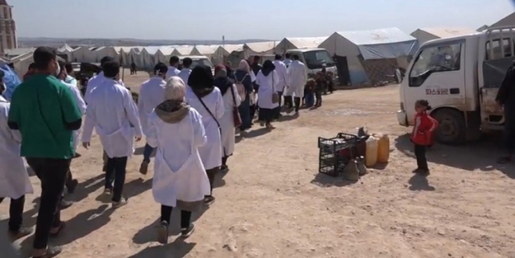 Suriyeli Sağlık Bilimleri Öğrencilerinden Korona Virüsle Mücadele Kampanyası