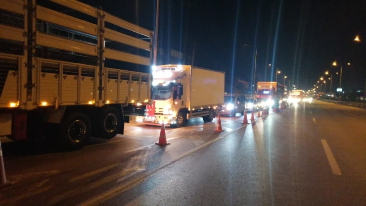 Kocaeli’de Kamyonculardan Bakan Soylu’ya Konvoylu Destek