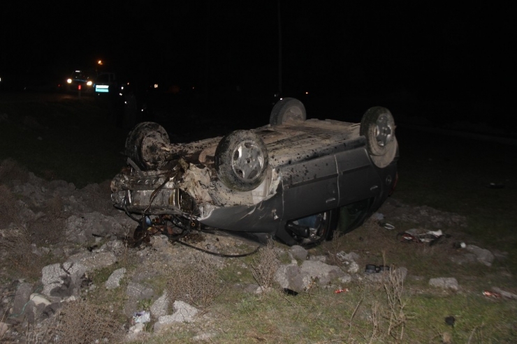 Kontrolden Çıkan Otomobil Takla Attı: 1 Ölü