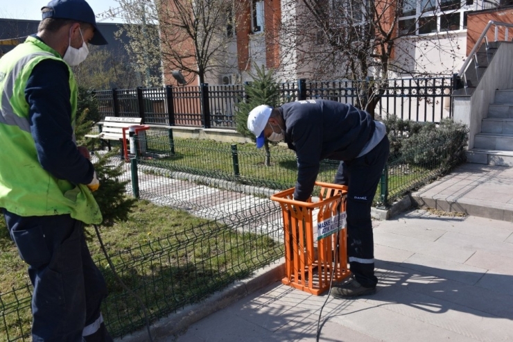 Maske Ve Eldivenler İçin Özel Atık Kutusu