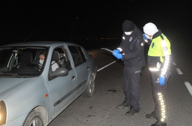 Samsun-sinop İl Sınırında Sıkı Denetim