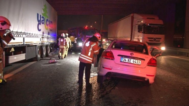 Tem’de Zincirleme Kaza: 1 Yaralı