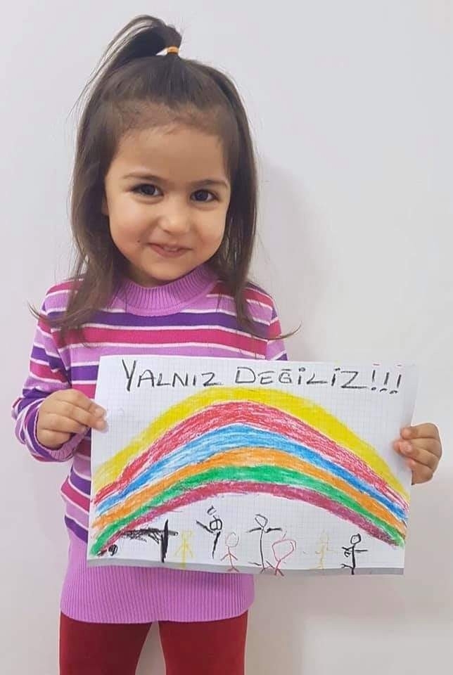 Toroslar Belediyesi’nin Minik Öğrencilerinden ’Evde Kal’ Çağrısı