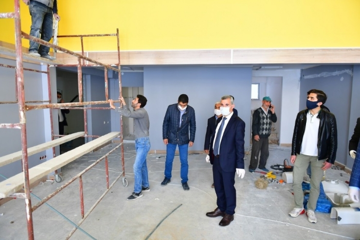 Çukurdere Mahallesi Kitap Kafe Hizmete Hazırlanıyor