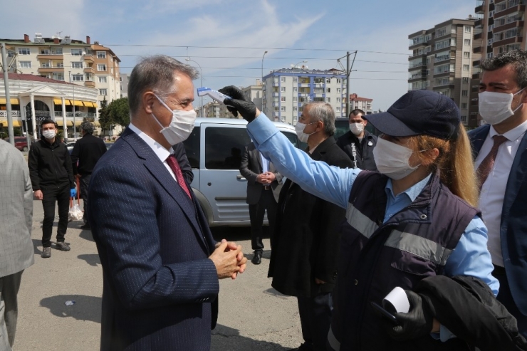 Başkan Deveci: “Pazar Yerlerine Gelenler Mutlaka Önlem Almalı”