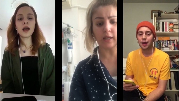 Öğrencilerden Türkülü “Evde Kal” Çağrısı