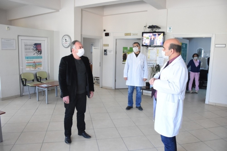 Başkan Öndeş’ten Sağlık Çalışanları Ve Tarım İlçe Müdürlüğü’ne Teşekkür Ziyareti