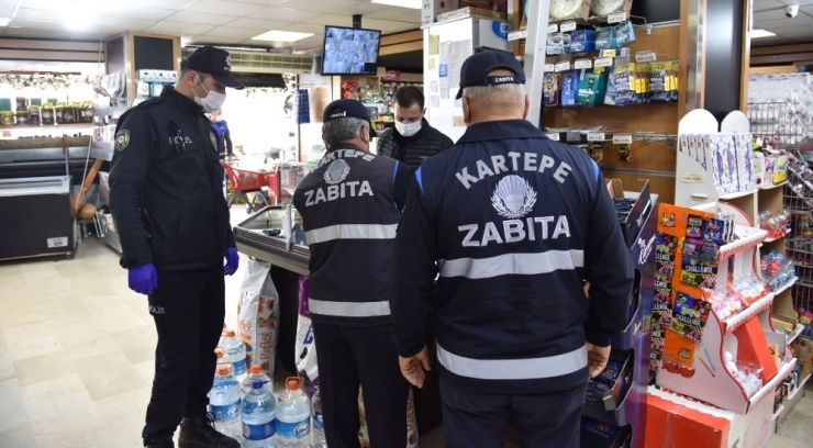 Kartepe’de Sokağa Çıkma Yasağı Öncesinde Denetim