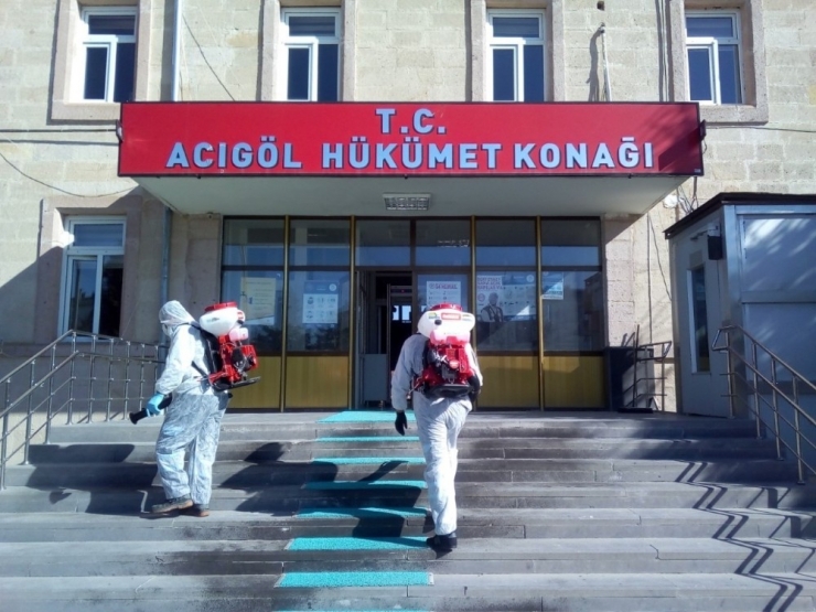 Nevşehir Belediyesi, Dezenfekte Çalışmalarını Aralıksız Sürdürüyor