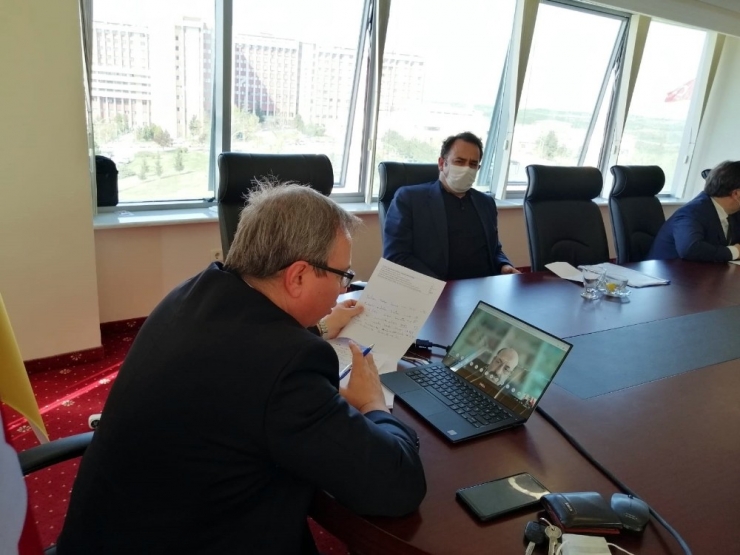 Trakya Üniversitesi Yönetimi, Yök Başkanı İle Dijital Toplantıya Katıldı