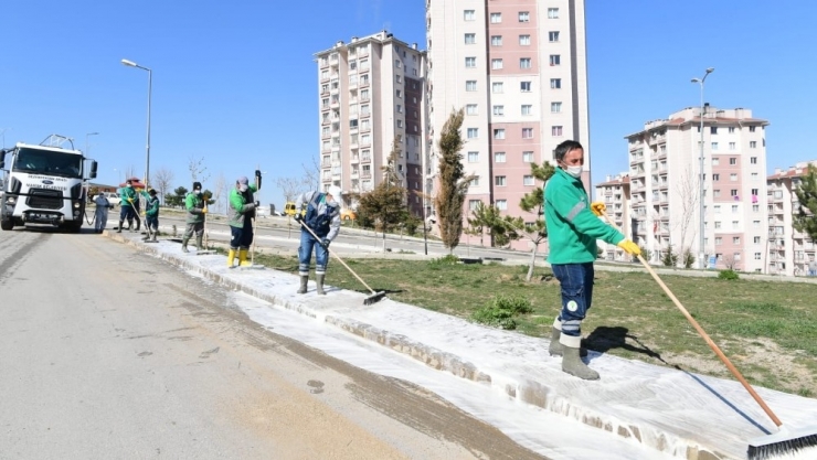 Zirvekent Mahallesi Dezenfekte Edildi
