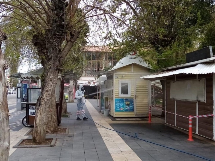 Adıyaman’da Korona Virüsüne Karşı 200 Bin Litre Dezenfekte Kullandı