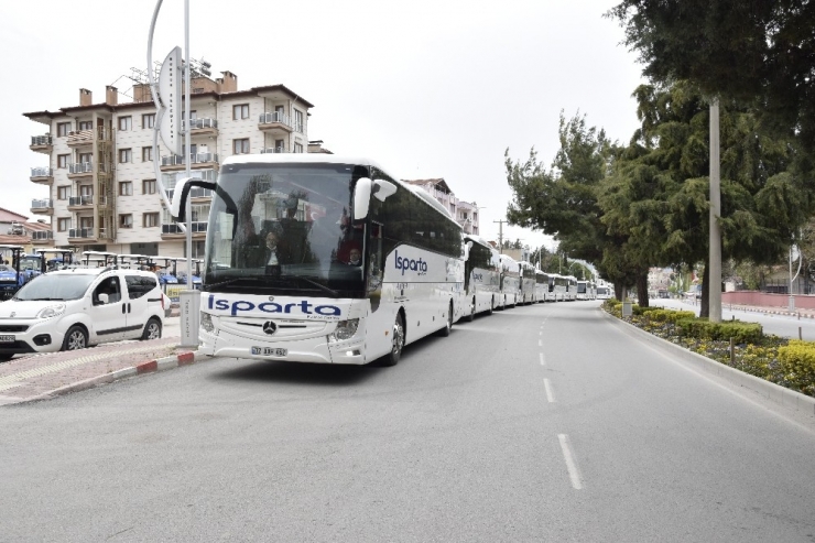 Burdur’da Mahkumlar Tahliye Edilmeye Başlandı