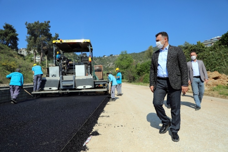 Alanya Belediyesinin Asfaltlama Çalışmaları