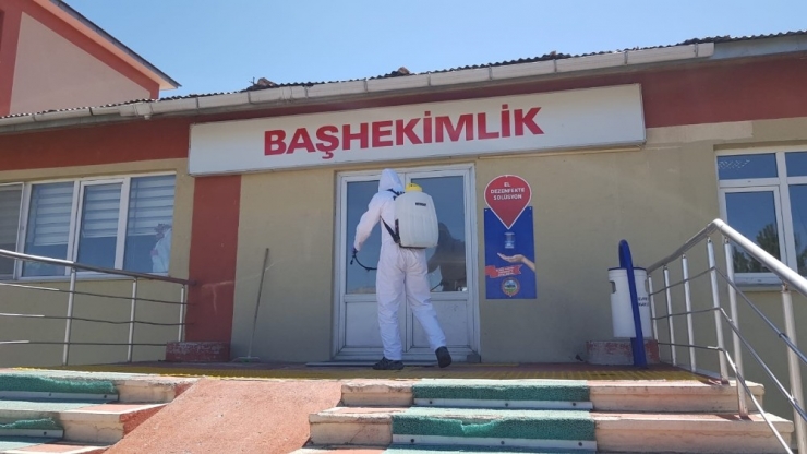 Kontrol Noktası Ve Hastane Dezenfekte Çalışması Yapıldı