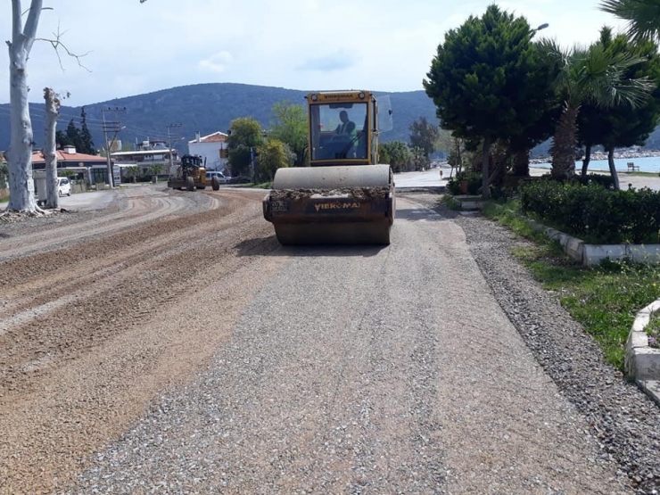 Aydın Bşb Akbük’te Yol Çalışmalarına Başladı