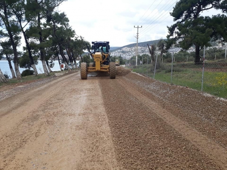 Aydın Bşb Akbük’te Yol Çalışmalarına Başladı