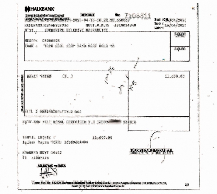 Başkan Deveciler Maaşını Kampanyaya Bağışladı