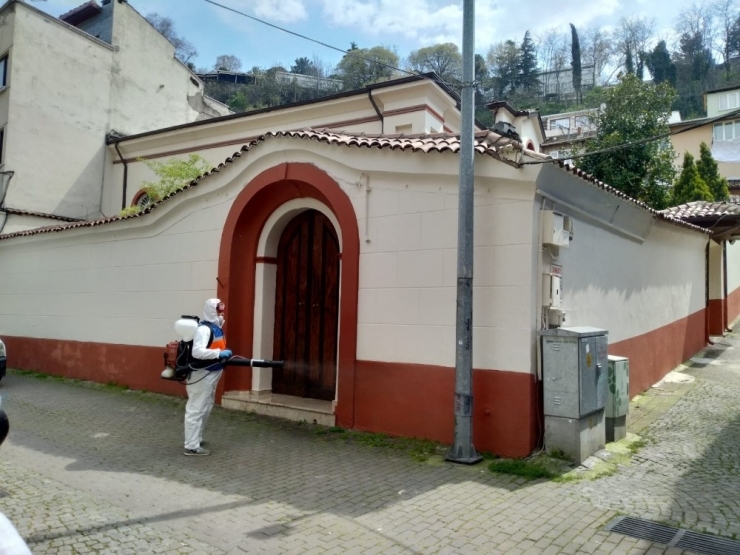 Bursa’daki Sinagogda Korona Virüs Temizliği