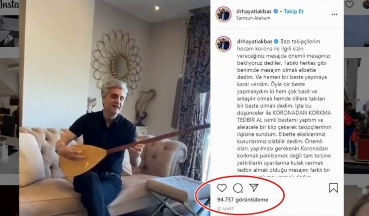 Papağandan “Evde Kal” Çağrısı